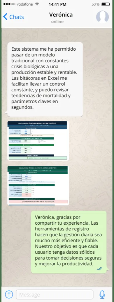 Testimonio de Verónica sobre la estabilidad y el control con las bitácoras